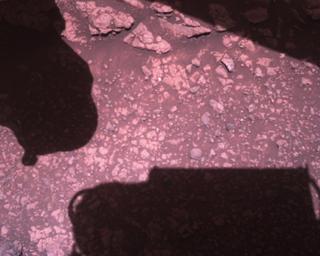 View image taken on Mars, Mars Perseverance Sol 1511: Rover Down-Look Camera