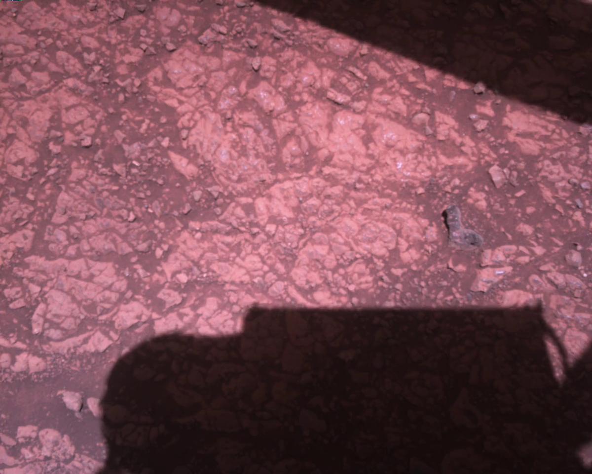 This image was taken by EDL_RDCAM onboard NASA's Mars rover Perseverance on Sol 1511