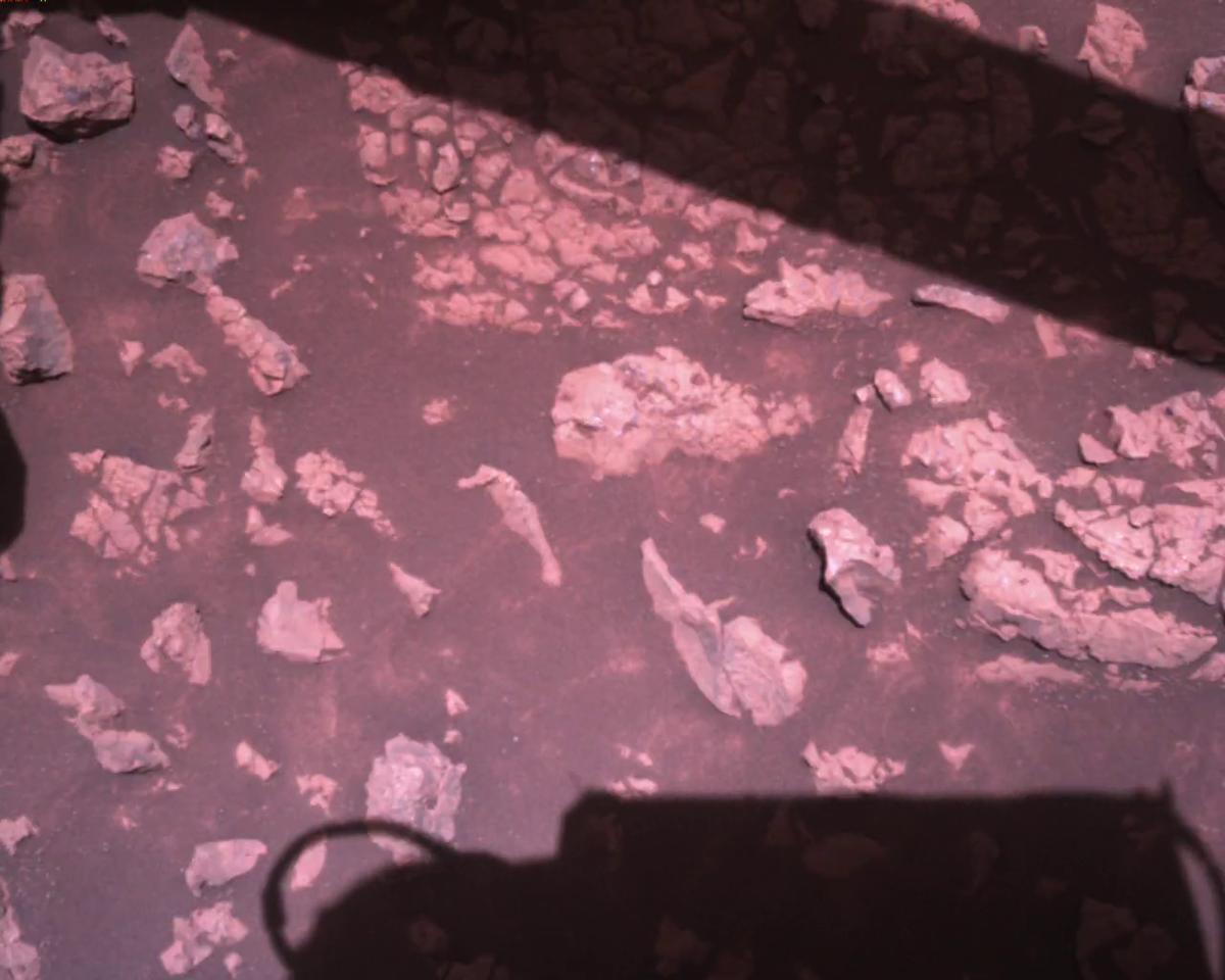 This image was taken by EDL_RDCAM onboard NASA's Mars rover Perseverance on Sol 1511