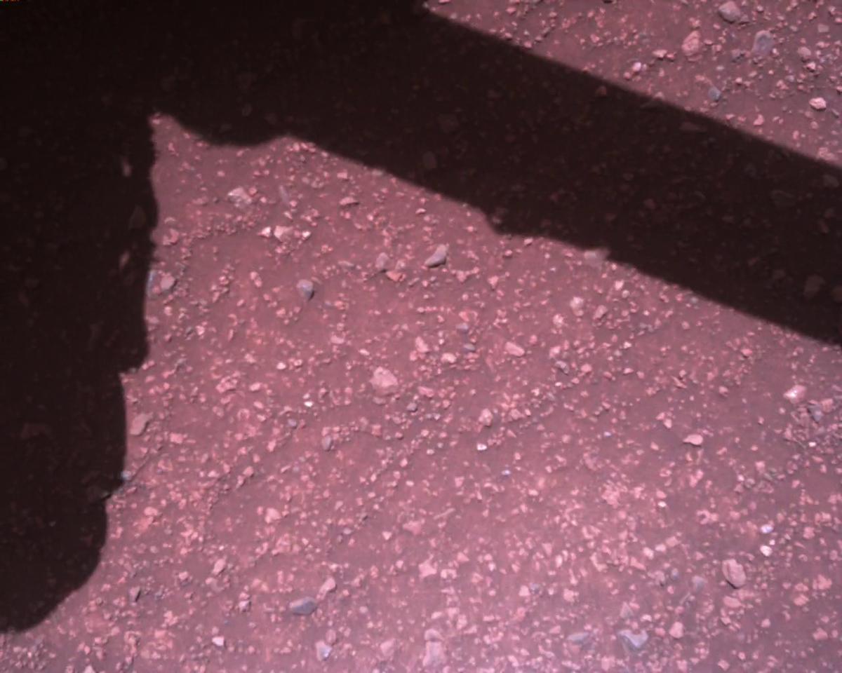 This image was taken by EDL_RDCAM onboard NASA's Mars rover Perseverance on Sol 1511