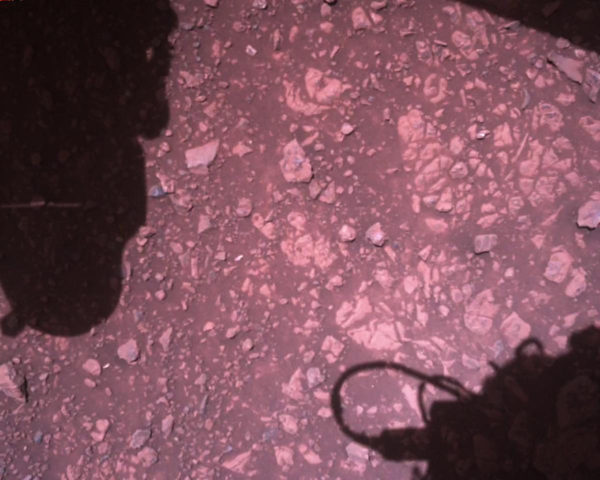 This image was taken by EDL_RDCAM onboard NASA's Mars rover Perseverance on Sol 1512