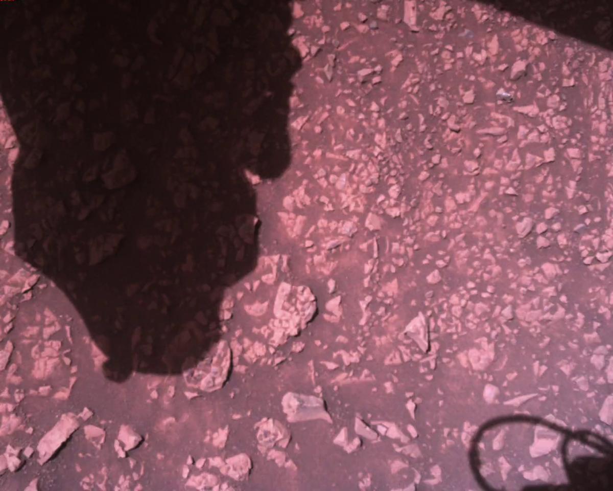 This image was taken by EDL_RDCAM onboard NASA's Mars rover Perseverance on Sol 1512
