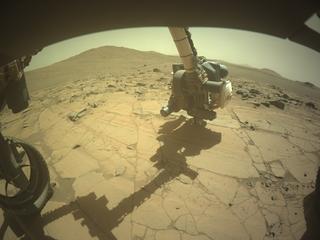 View image taken on Mars, Mars Perseverance Sol 1513: Front Left Hazard Avoidance Camera (Hazcam)