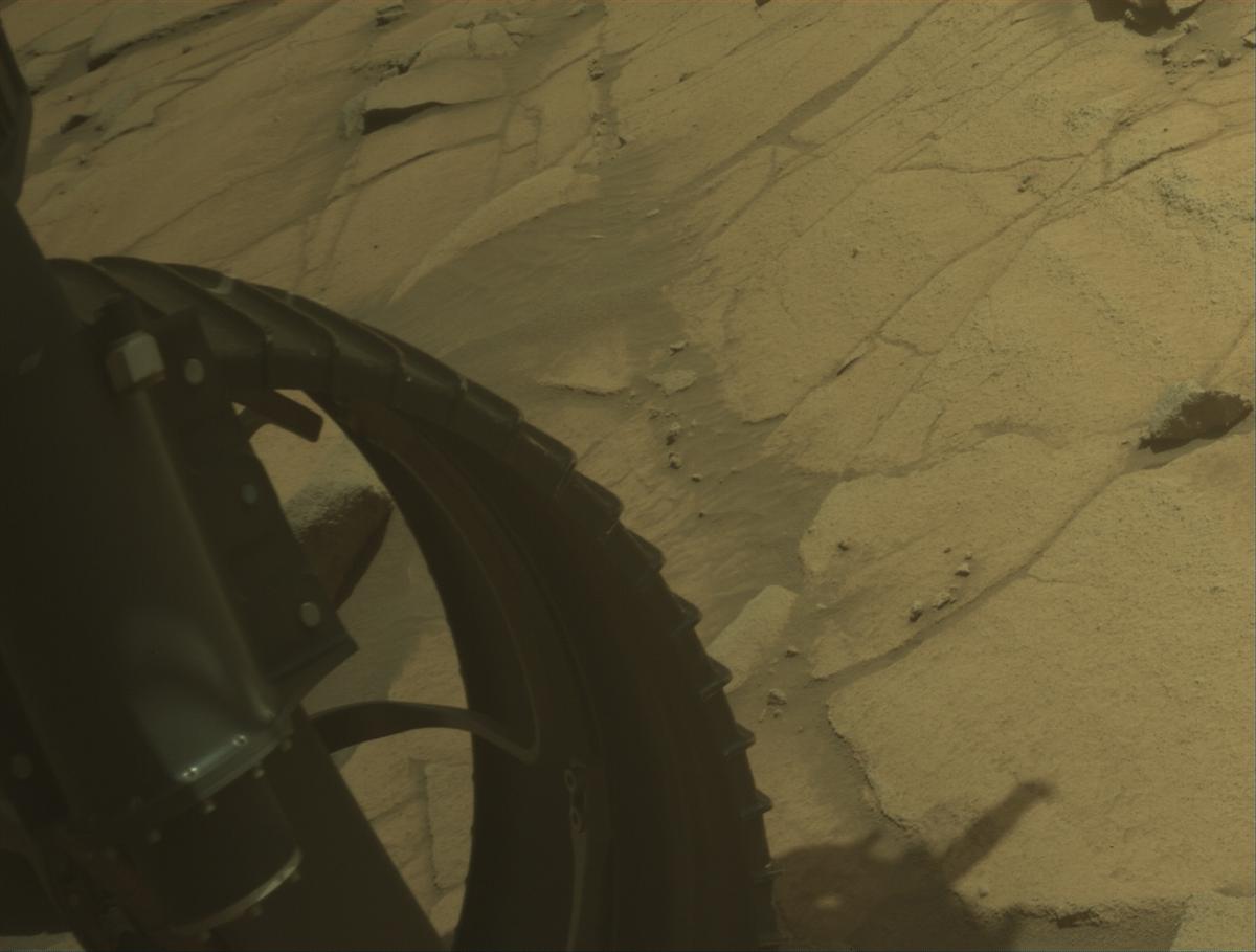 This image was taken by FRONT_HAZCAM_LEFT_A onboard NASA's Mars rover Perseverance on Sol 1513