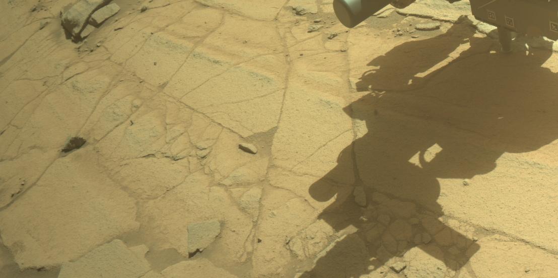 This image was taken by FRONT_HAZCAM_RIGHT_A onboard NASA's Mars rover Perseverance on Sol 1513