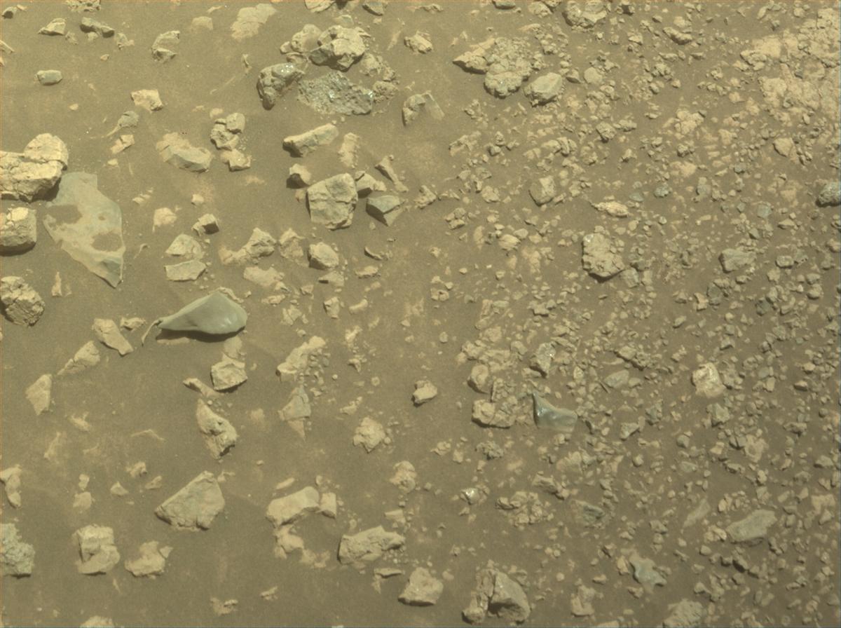 This image was taken by FRONT_HAZCAM_LEFT_A onboard NASA's Mars rover Perseverance on Sol 1520