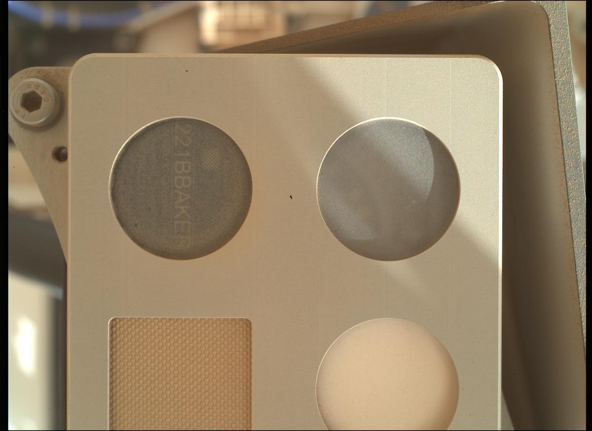 This image was taken by SHERLOC_WATSON onboard NASA's Mars rover Perseverance on Sol 1521