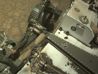 View image taken on Mars, Mars Perseverance Sol 1523: Right Navigation Camera (Navcam)