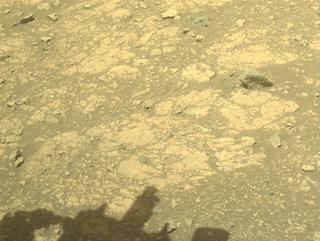 View image taken on Mars, Mars Perseverance Sol 1524: Front Left Hazard Avoidance Camera (Hazcam)