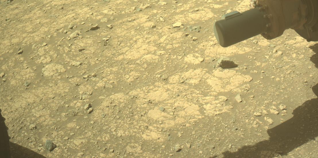 This image was taken by FRONT_HAZCAM_LEFT_A onboard NASA's Mars rover Perseverance on Sol 1526