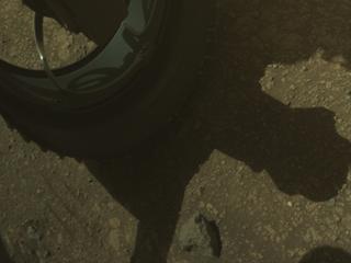 View image taken on Mars, Mars Perseverance Sol 1526: Front Left Hazard Avoidance Camera (Hazcam)