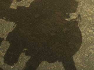 View image taken on Mars, Mars Perseverance Sol 1526: Front Left Hazard Avoidance Camera (Hazcam)