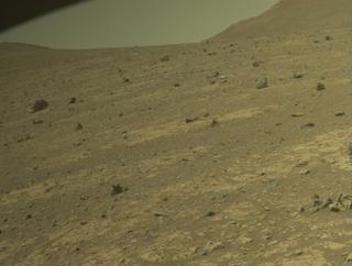 View image taken on Mars, Mars Perseverance Sol 1526: Front Right Hazard Avoidance Camera (Hazcam)