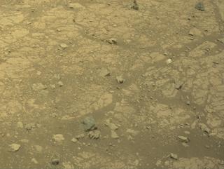 View image taken on Mars, Mars Perseverance Sol 1526: Front Right Hazard Avoidance Camera (Hazcam)