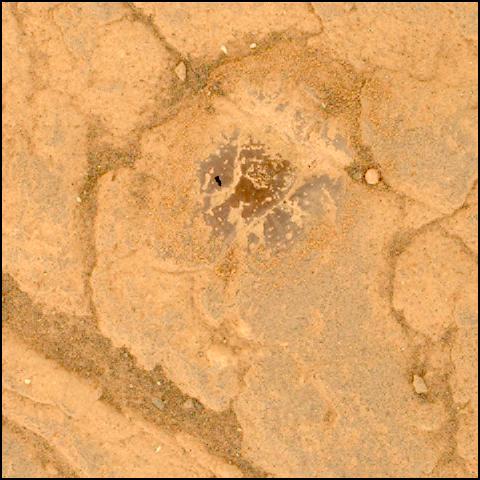 This image was taken by SHERLOC_WATSON onboard NASA's Mars rover Perseverance on Sol 1528