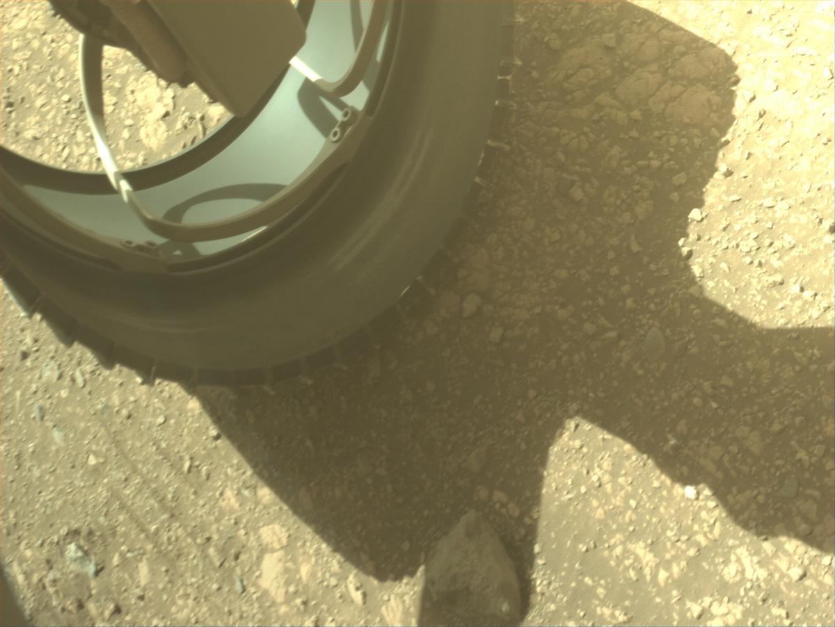This image was taken by FRONT_HAZCAM_LEFT_A onboard NASA's Mars rover Perseverance on Sol 1533