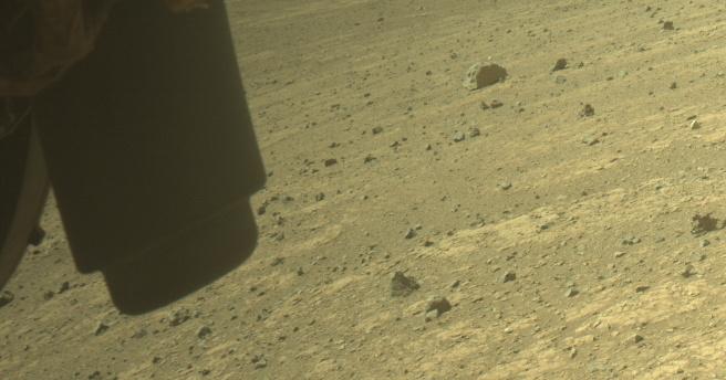 This image was taken by FRONT_HAZCAM_LEFT_A onboard NASA's Mars rover Perseverance on Sol 1535