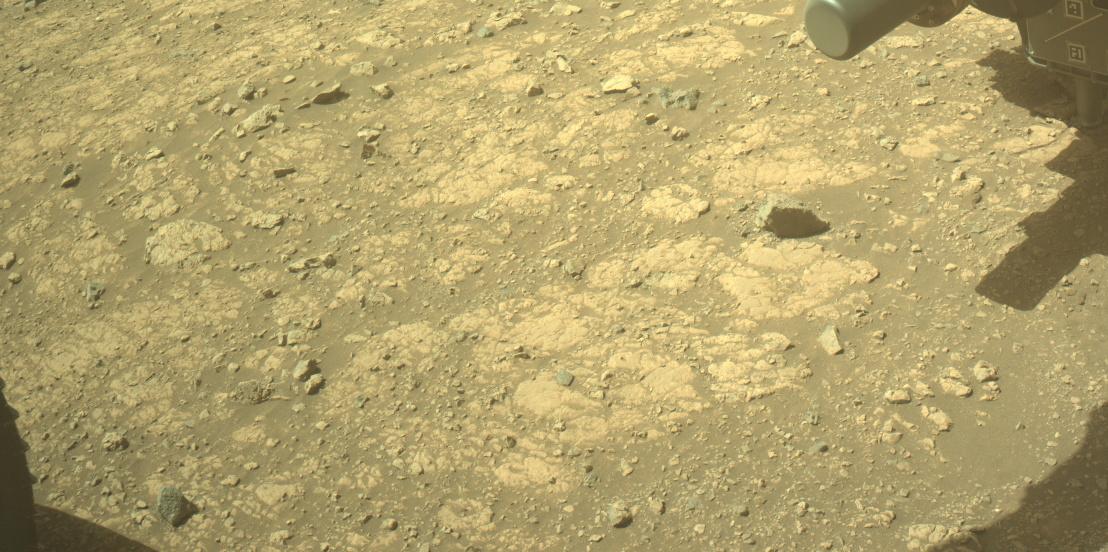 This image was taken by FRONT_HAZCAM_LEFT_A onboard NASA's Mars rover Perseverance on Sol 1535