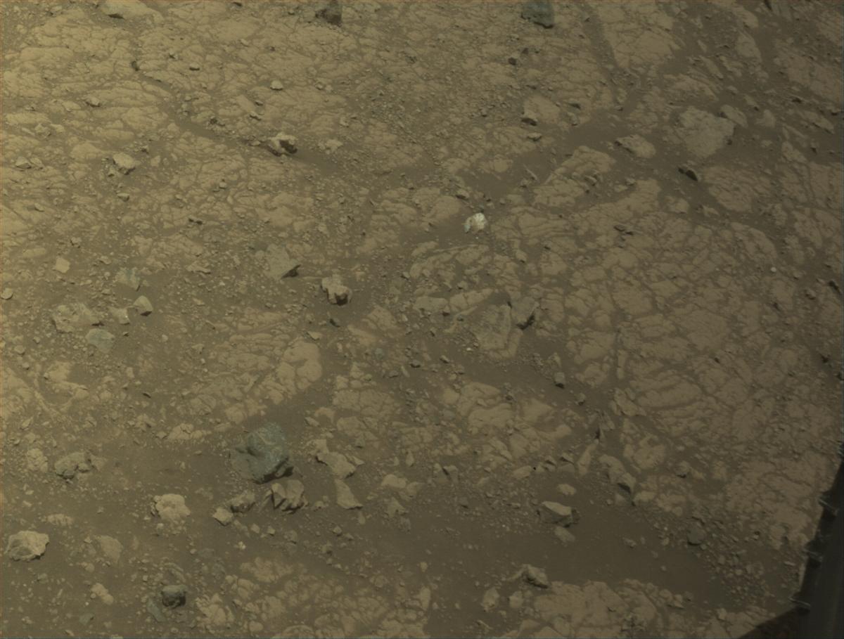 This image was taken by FRONT_HAZCAM_LEFT_A onboard NASA's Mars rover Perseverance on Sol 1535