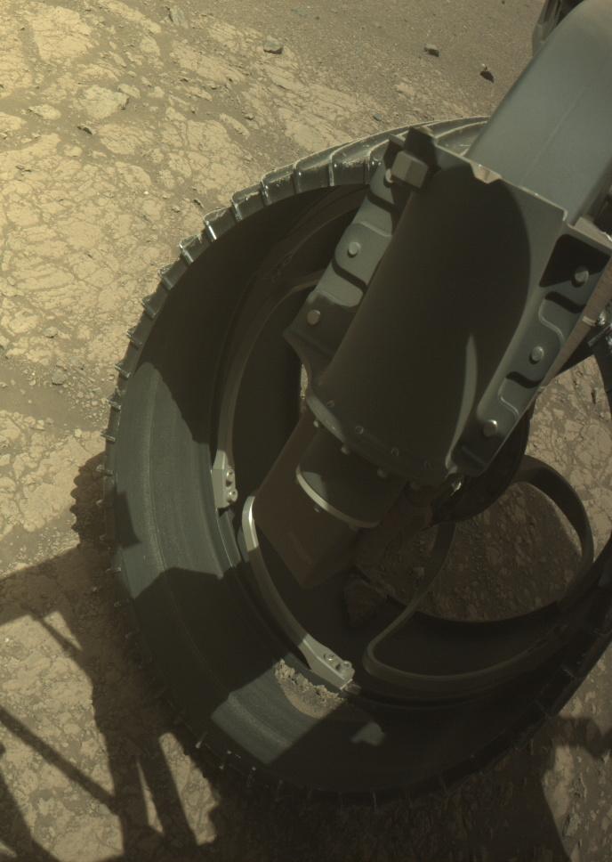 This image was taken by FRONT_HAZCAM_RIGHT_A onboard NASA's Mars rover Perseverance on Sol 1535