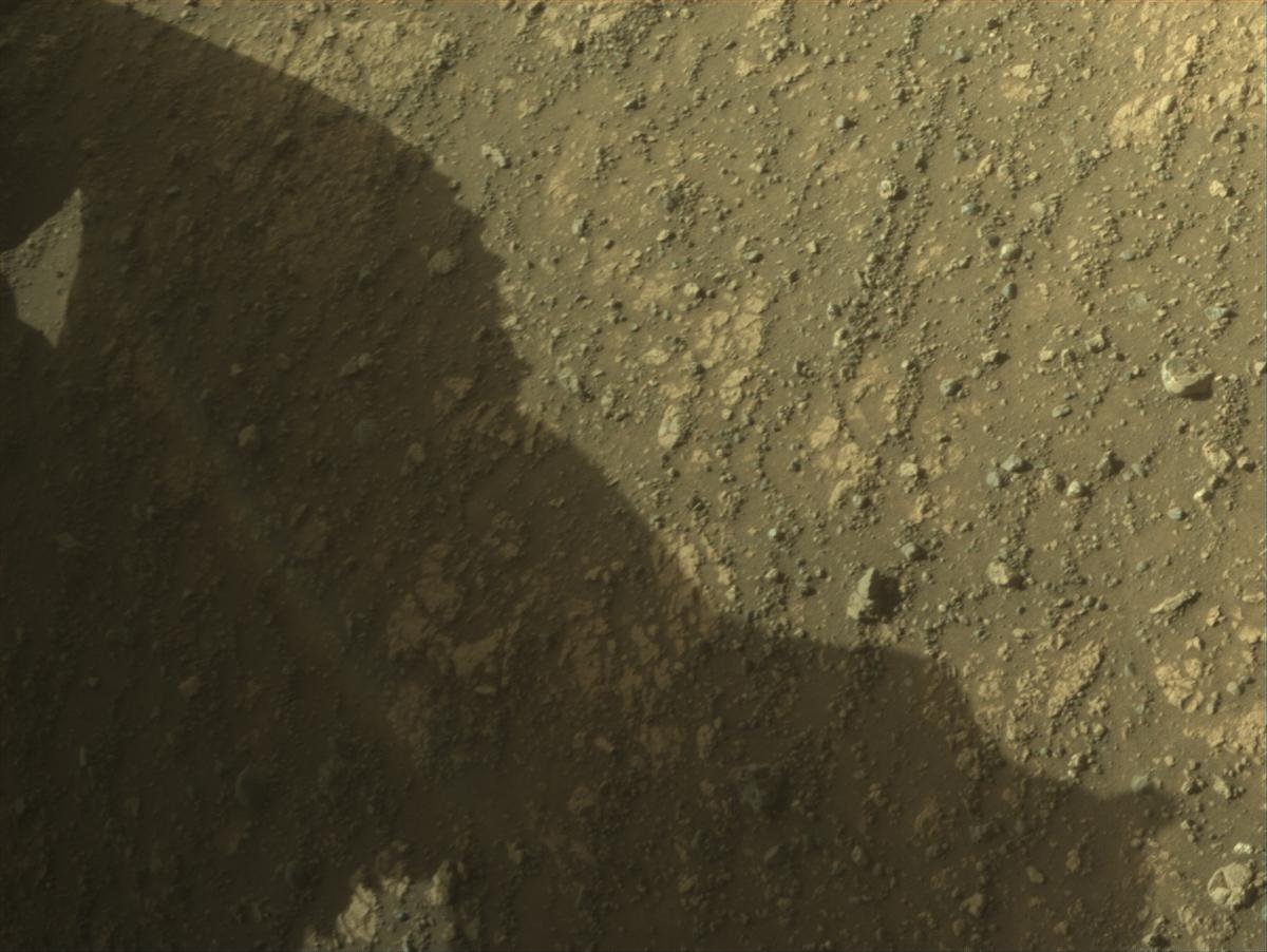 This image was taken by FRONT_HAZCAM_RIGHT_A onboard NASA's Mars rover Perseverance on Sol 1540