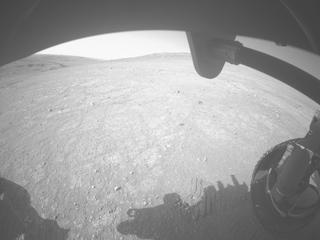 View image taken on Mars, Mars Perseverance Sol 1540: Front Right Hazard Avoidance Camera (Hazcam)