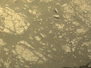 View image taken on Mars, Mars Perseverance Sol 1542: Front Left Hazard Avoidance Camera (Hazcam)