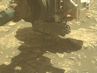 View image taken on Mars, Mars Perseverance Sol 1544: Front Left Hazard Avoidance Camera (Hazcam)