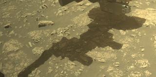 View image taken on Mars, Mars Perseverance Sol 1544: Front Right Hazard Avoidance Camera (Hazcam)