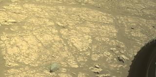 View image taken on Mars, Mars Perseverance Sol 1544: Front Right Hazard Avoidance Camera (Hazcam)