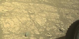 View image taken on Mars, Mars Perseverance Sol 1545: Front Right Hazard Avoidance Camera (Hazcam)