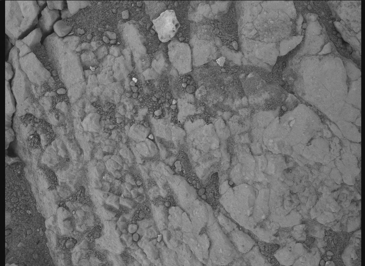 This image was taken by SHERLOC_WATSON onboard NASA's Mars rover Perseverance on Sol 1545