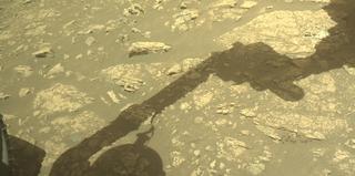 View image taken on Mars, Mars Perseverance Sol 1548: Front Left Hazard Avoidance Camera (Hazcam)