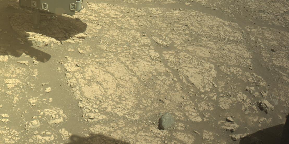 This image was taken by FRONT_HAZCAM_LEFT_A onboard NASA's Mars rover Perseverance on Sol 1548