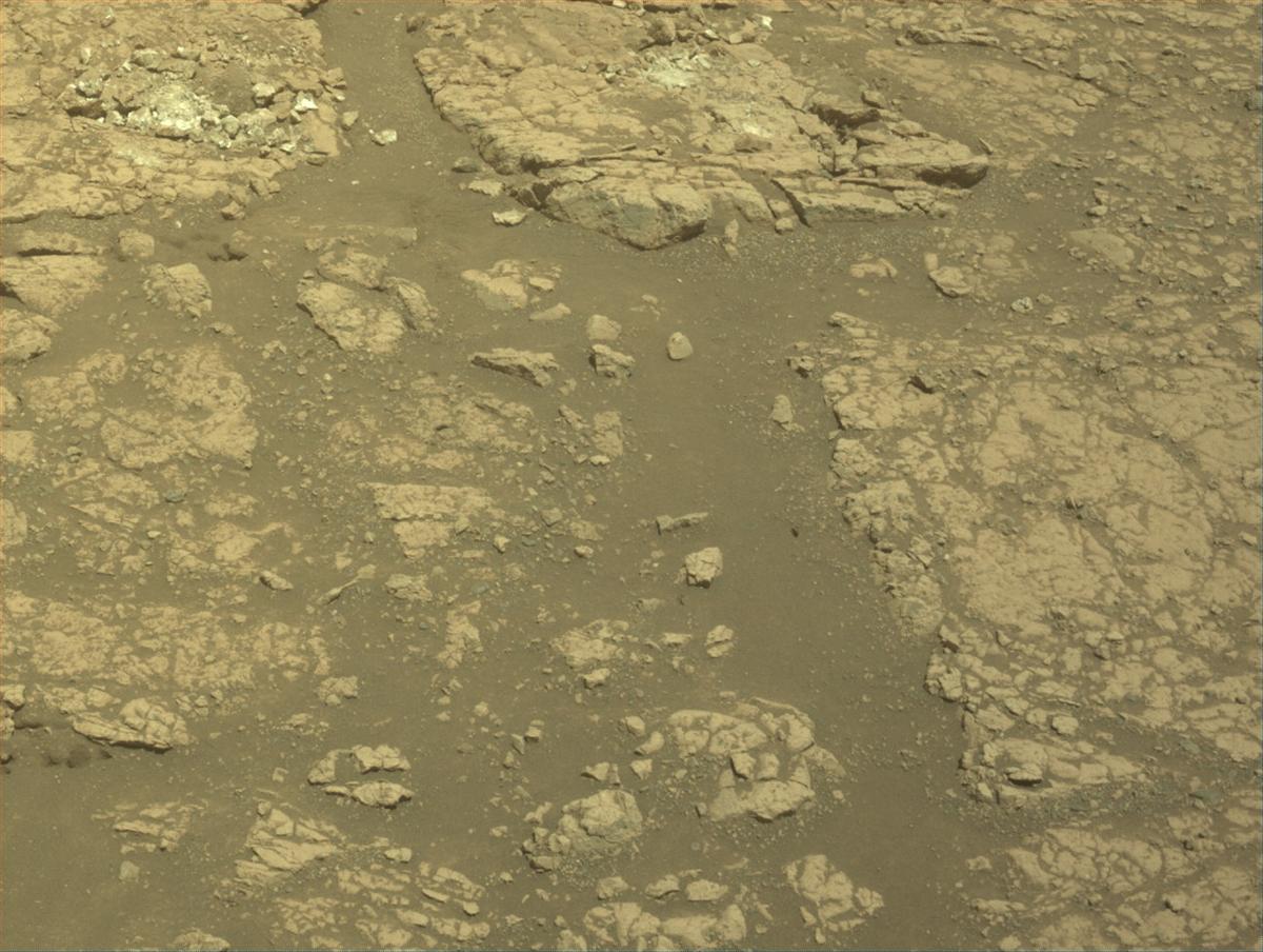 This image was taken by FRONT_HAZCAM_LEFT_A onboard NASA's Mars rover Perseverance on Sol 1548