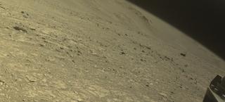 View image taken on Mars, Mars Perseverance Sol 1548: Front Right Hazard Avoidance Camera (Hazcam)