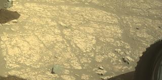 View image taken on Mars, Mars Perseverance Sol 1548: Front Right Hazard Avoidance Camera (Hazcam)