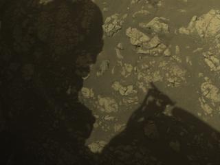 View image taken on Mars, Mars Perseverance Sol 1548: Front Right Hazard Avoidance Camera (Hazcam)