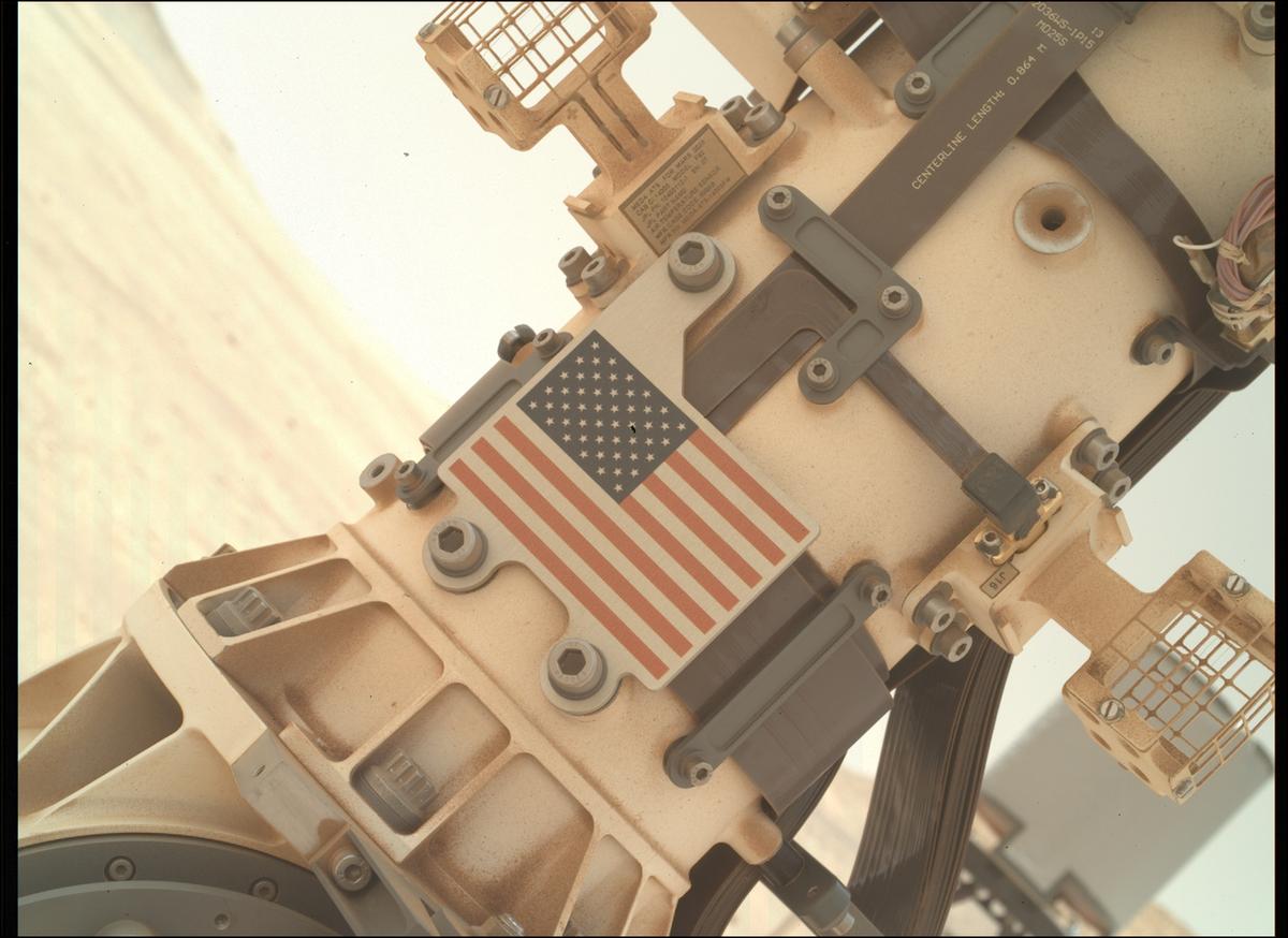 This image was taken by SHERLOC_WATSON onboard NASA's Mars rover Perseverance on Sol 1548