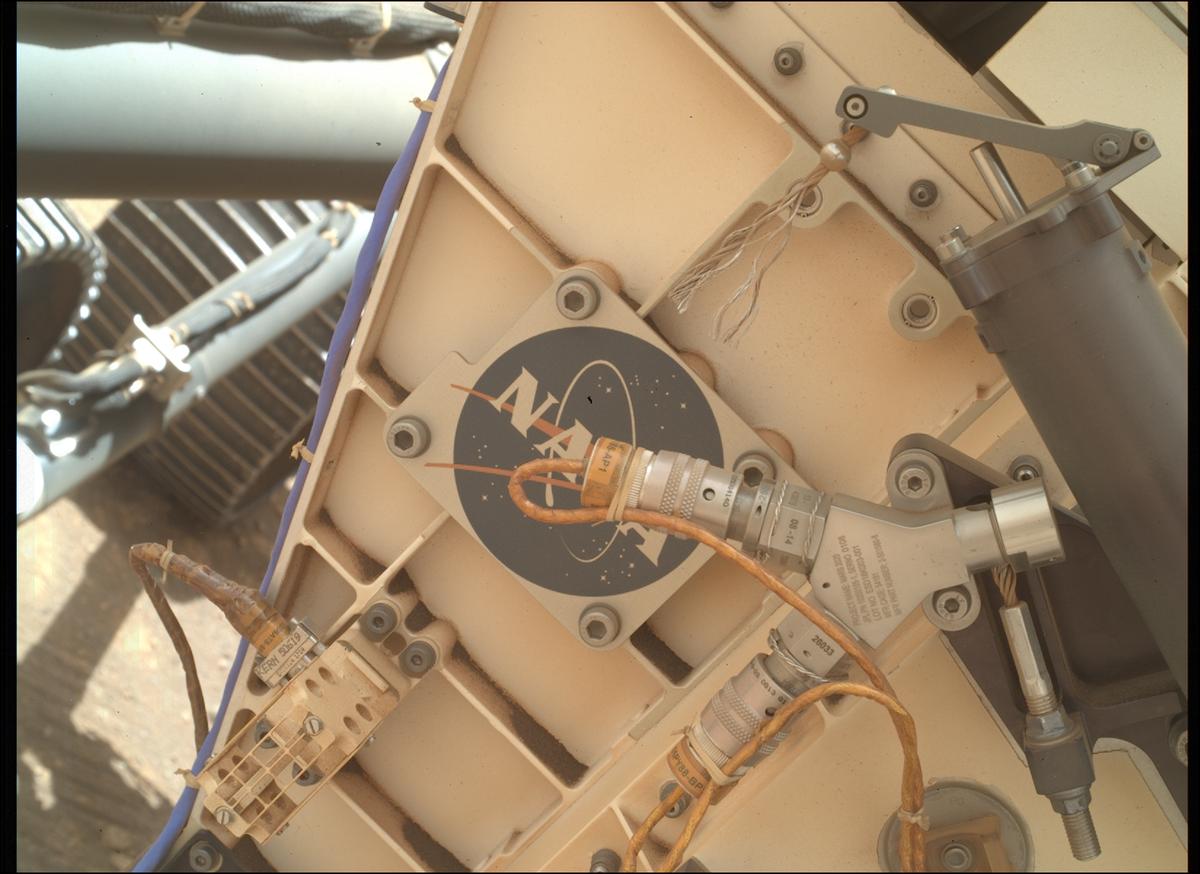 This image was taken by SHERLOC_WATSON onboard NASA's Mars rover Perseverance on Sol 1548