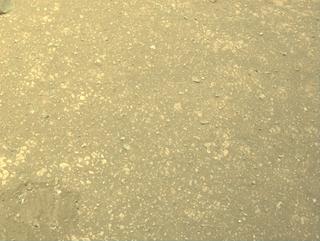 View image taken on Mars, Mars Perseverance Sol 1549: Front Left Hazard Avoidance Camera (Hazcam)