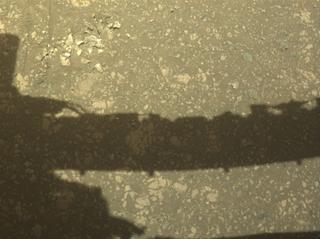 View image taken on Mars, Mars Perseverance Sol 1549: Front Left Hazard Avoidance Camera (Hazcam)