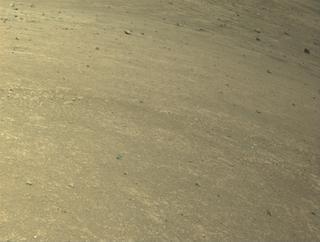 View image taken on Mars, Mars Perseverance Sol 1549: Front Left Hazard Avoidance Camera (Hazcam)