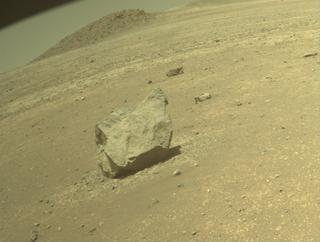 View image taken on Mars, Mars Perseverance Sol 1549: Front Right Hazard Avoidance Camera (Hazcam)