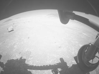 View image taken on Mars, Mars Perseverance Sol 1549: Front Right Hazard Avoidance Camera (Hazcam)