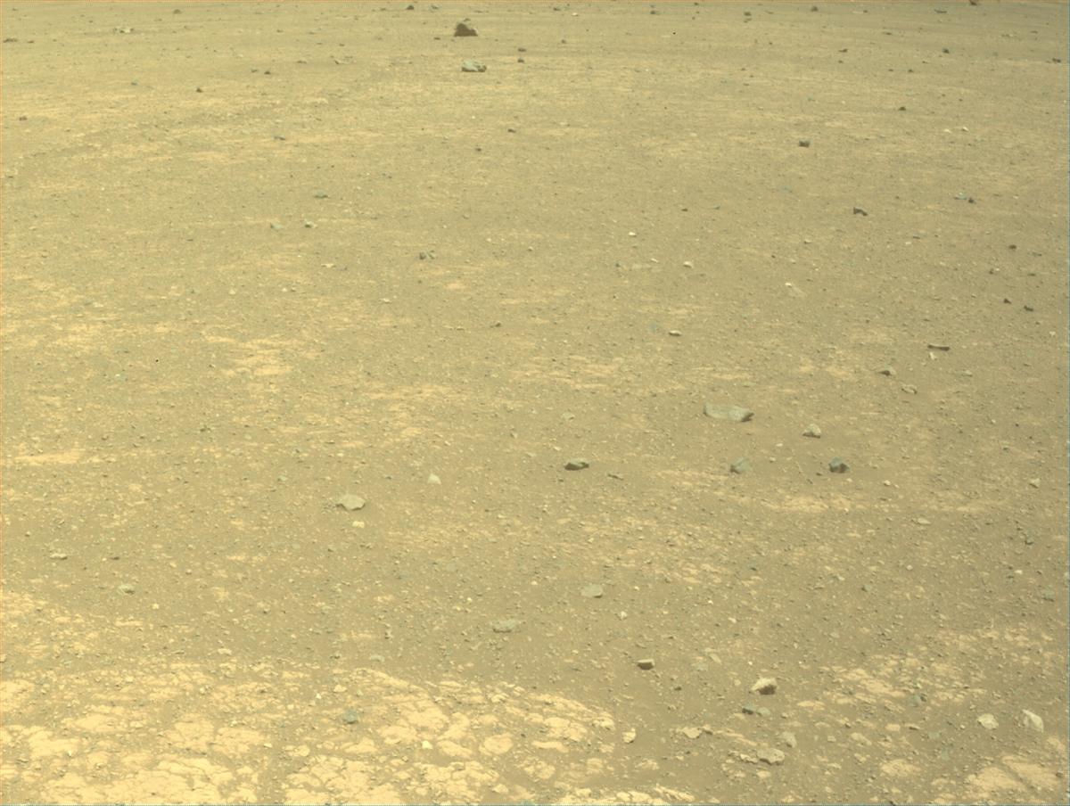 This image was taken by FRONT_HAZCAM_LEFT_A onboard NASA's Mars rover Perseverance on Sol 1551