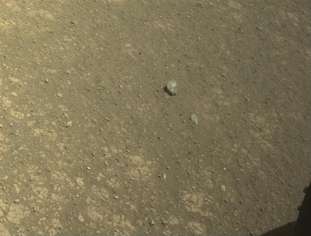 This image was taken by FRONT_HAZCAM_LEFT_A onboard NASA's Mars rover Perseverance on Sol 1551