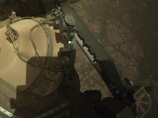 View image taken on Mars, Mars Perseverance Sol 1551: Left Navigation Camera (Navcam)