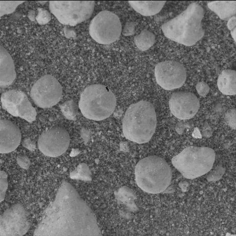 This image was taken by SHERLOC_WATSON onboard NASA's Mars rover Perseverance on Sol 1555