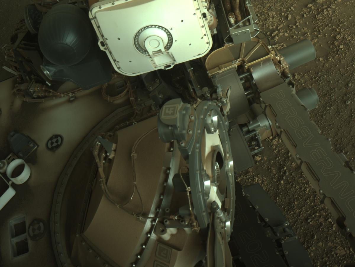 This image was taken by NAVCAM_RIGHT onboard NASA's Mars rover Perseverance on Sol 1556